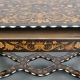 Antique 19th-Century Dutch Marquetry Table