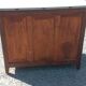 Parisian sideboard in oak and walnut 2 doors 2 drawers from the 20s
