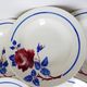 6 vintage K&G Luneville soup plates, Chantal model 221004