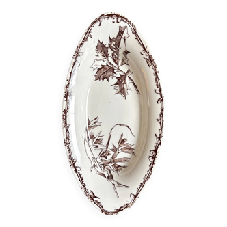 HB & Cie brown ironstone dish no. 3