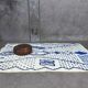 Tapis Azilal Bleu et Blanc - 300 x 193 cm