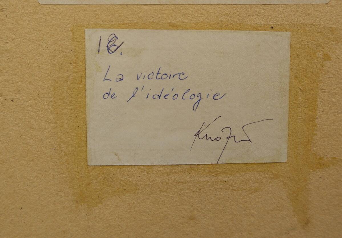 Miroslav Krofián "The Victory of Ideology" contemporary painting - czechia