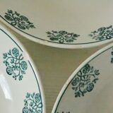 Lot 5 plates old Caps Digoin - Sarreguemines Art Deco