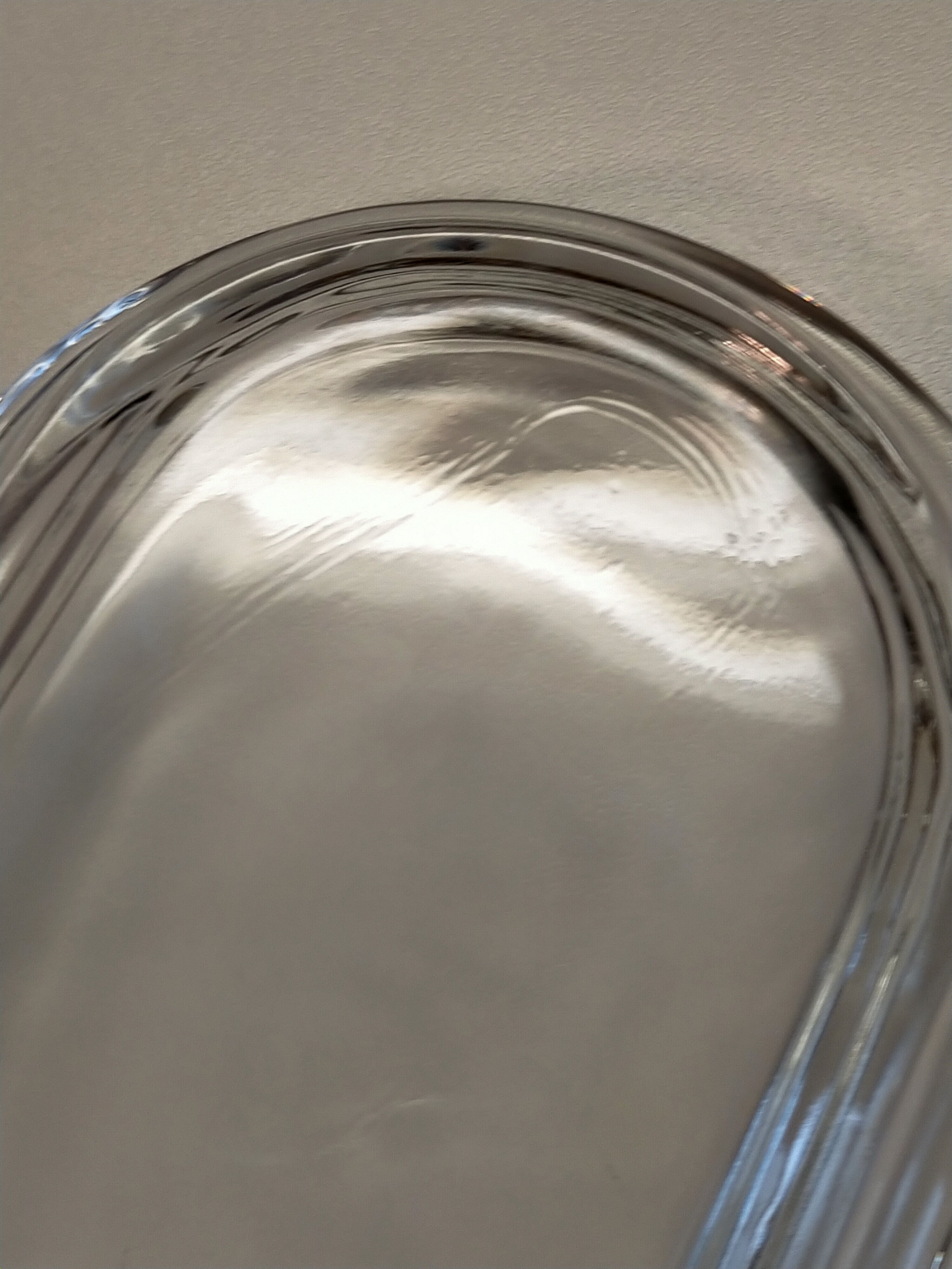 Vintage moulded glass butter