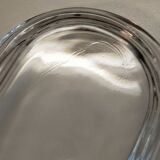 Vintage moulded glass butter