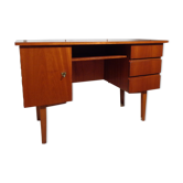 Vintage office of the 60s light oak