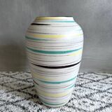 Vintage floor vase by Bay Keramik, Bay Vase 577-35, West German Pottery