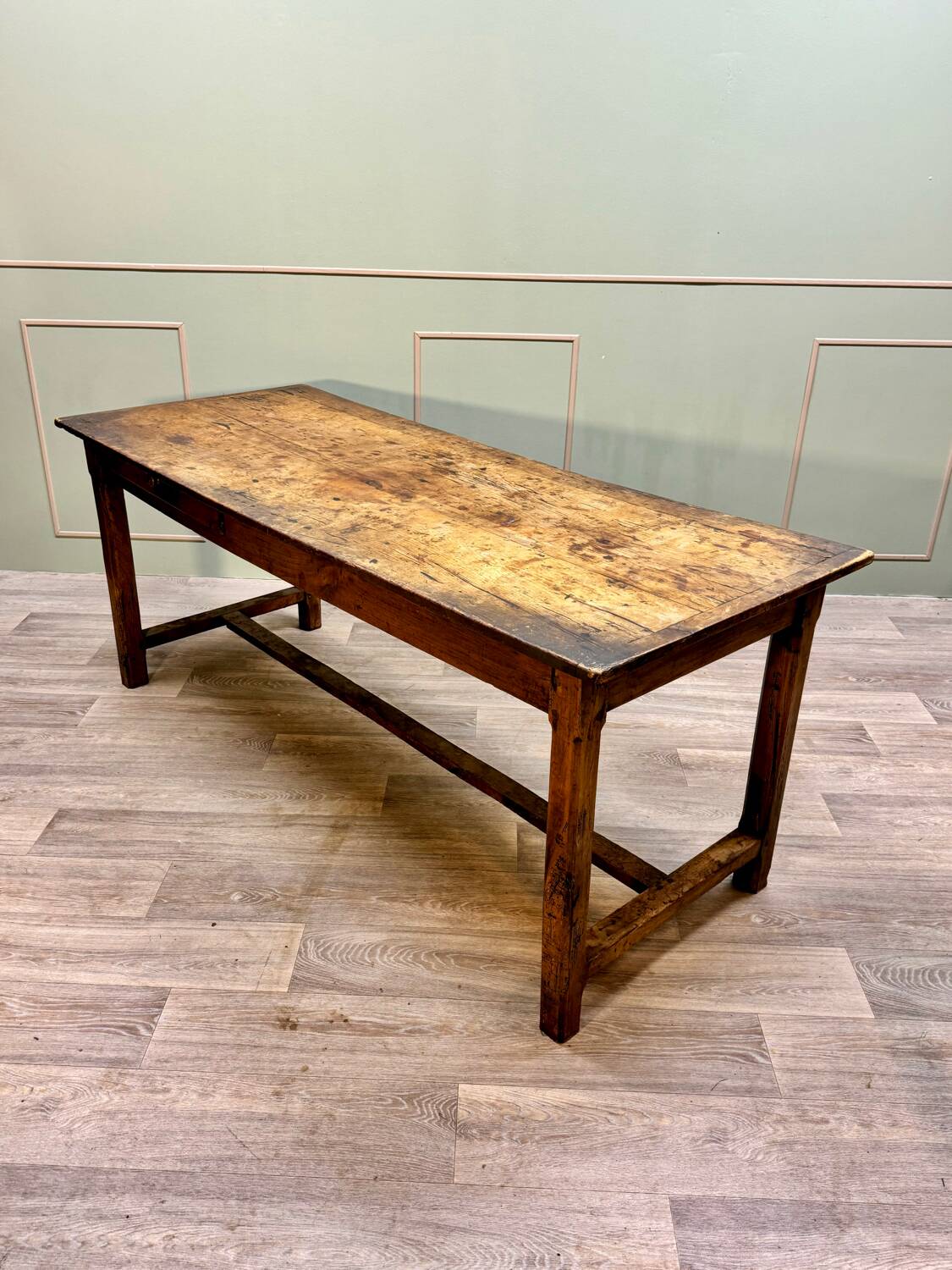Farm Table In Natural Wood From The 18th Century