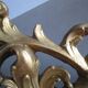 Antique mirror in wood and gilded stucco