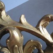 Antique mirror in wood and gilded stucco