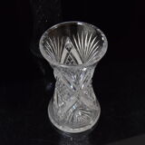 Vase Crystal Glass,Bohemia in the 1960's