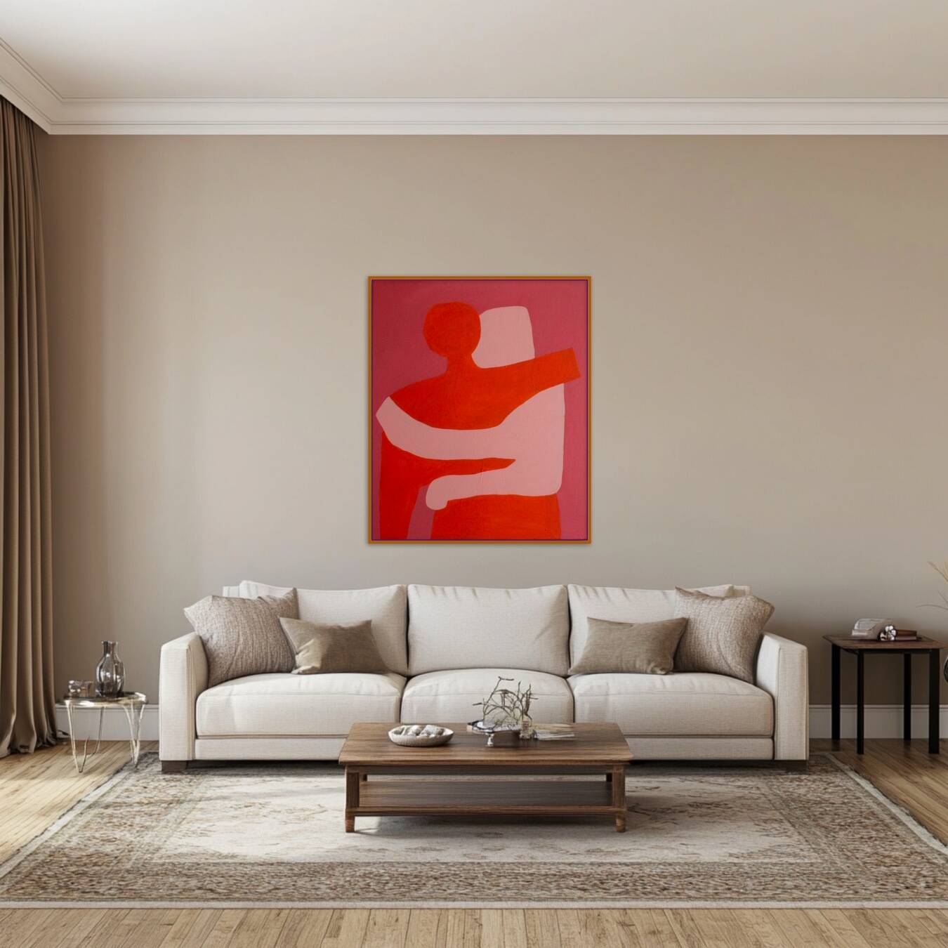 Can I hold your painting on canvas 100x80cm?