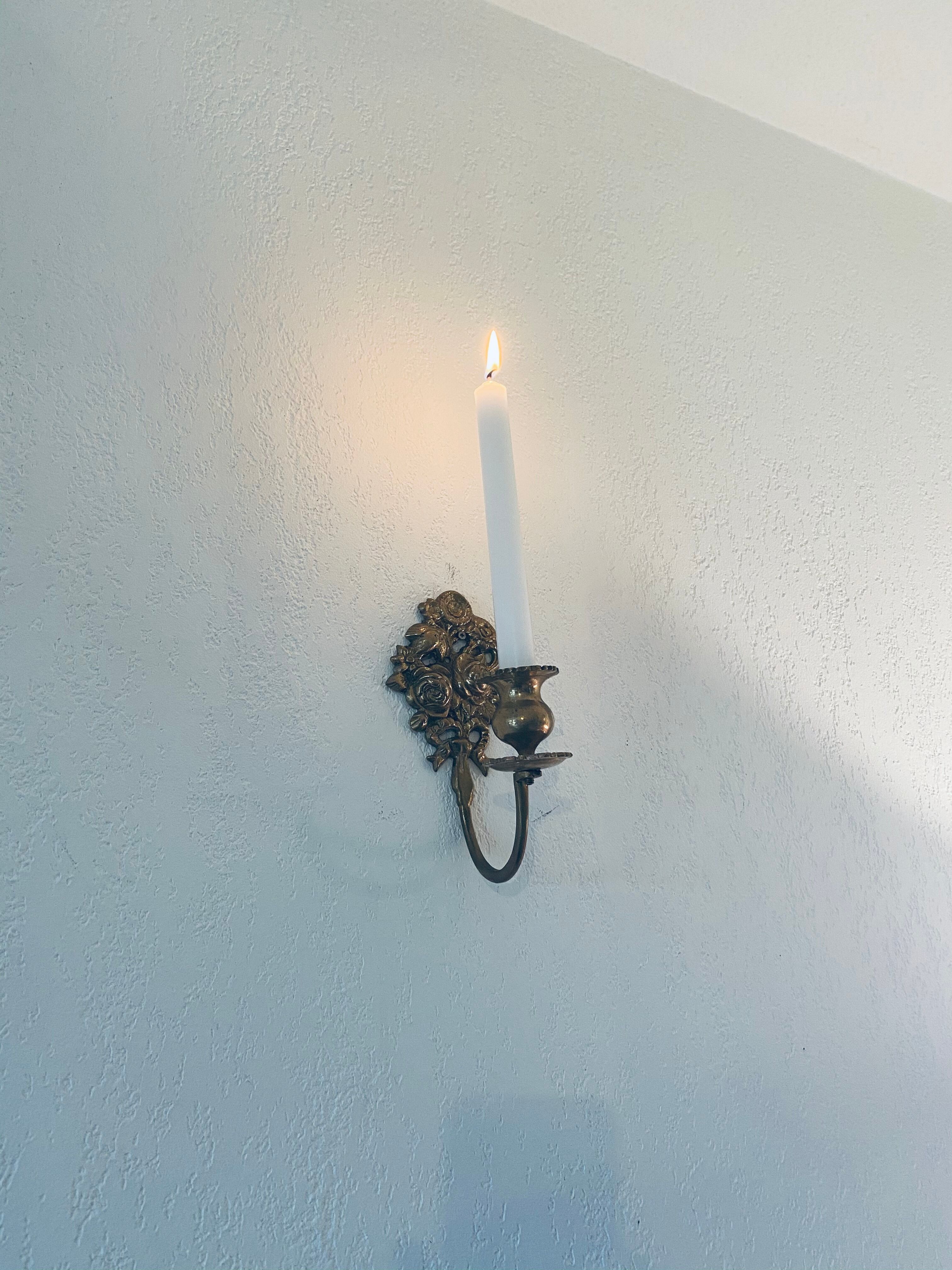 Ancient wall candlestick