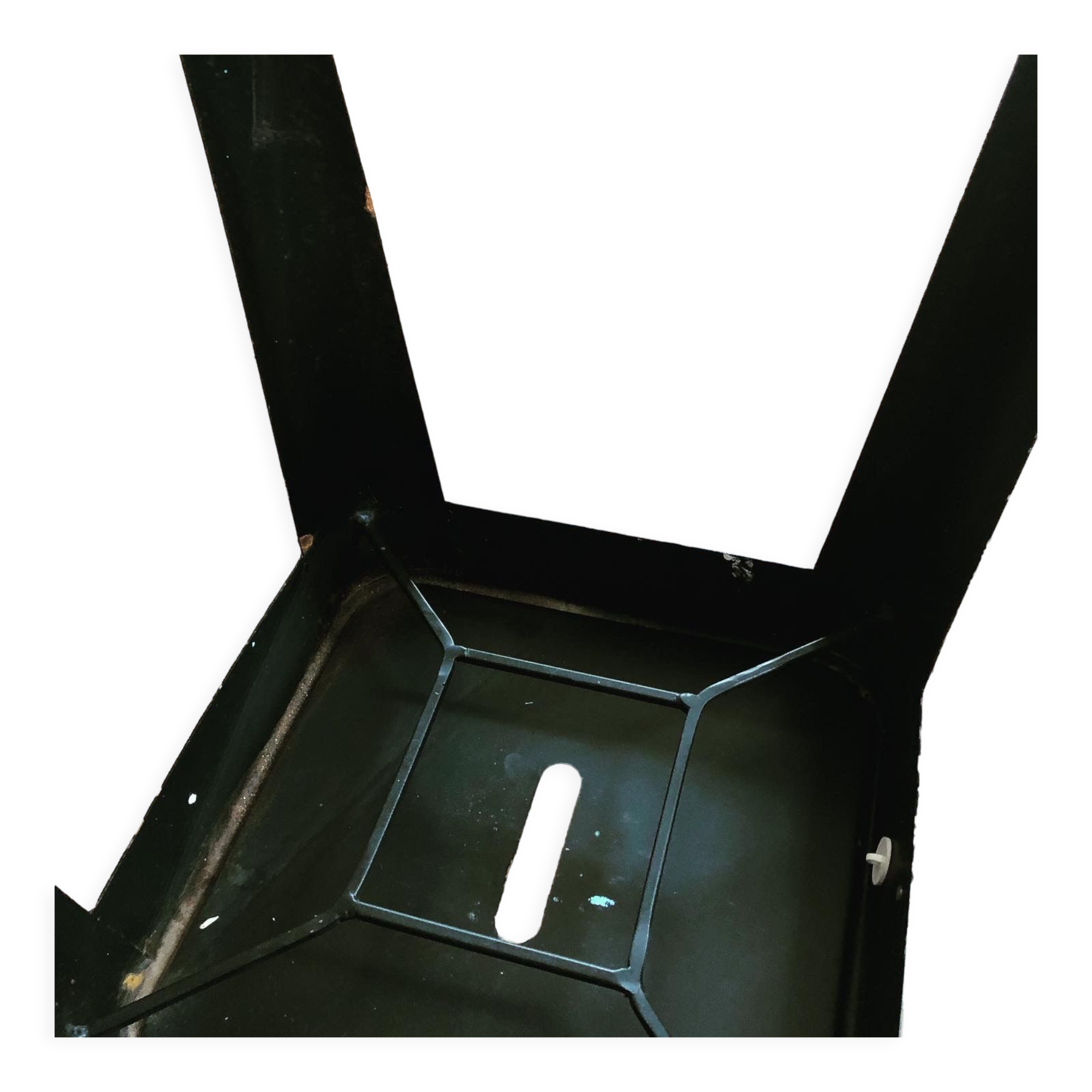 Tabouret d’atelier en métal