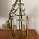 Vestibule lantern, gilded bronze, Louis XVI style