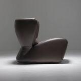 One-seat lounge sofa model pasha, manufactured in the 1970s by durlet, belgium.