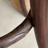 Ancienne paire de chaises bistrot Thonet N10