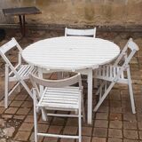 Vintage 60s wooden garden furniture