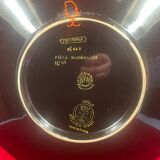 Superb dish n° 40 in emaux de longwy l'arbre aux oiseaux mp chevallier 37 cm