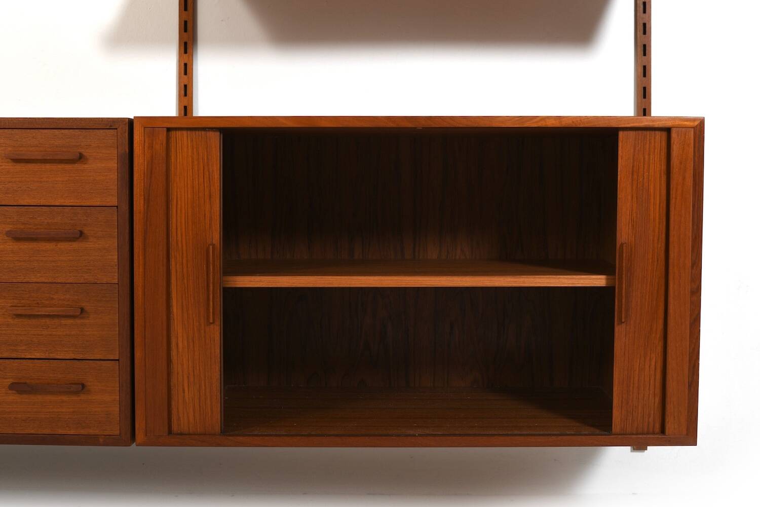 Teak Wall System by Kai Kristiansen for FM Denmark 1960s