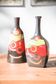 1970s-80s Hand-Painted Terracotta Vases