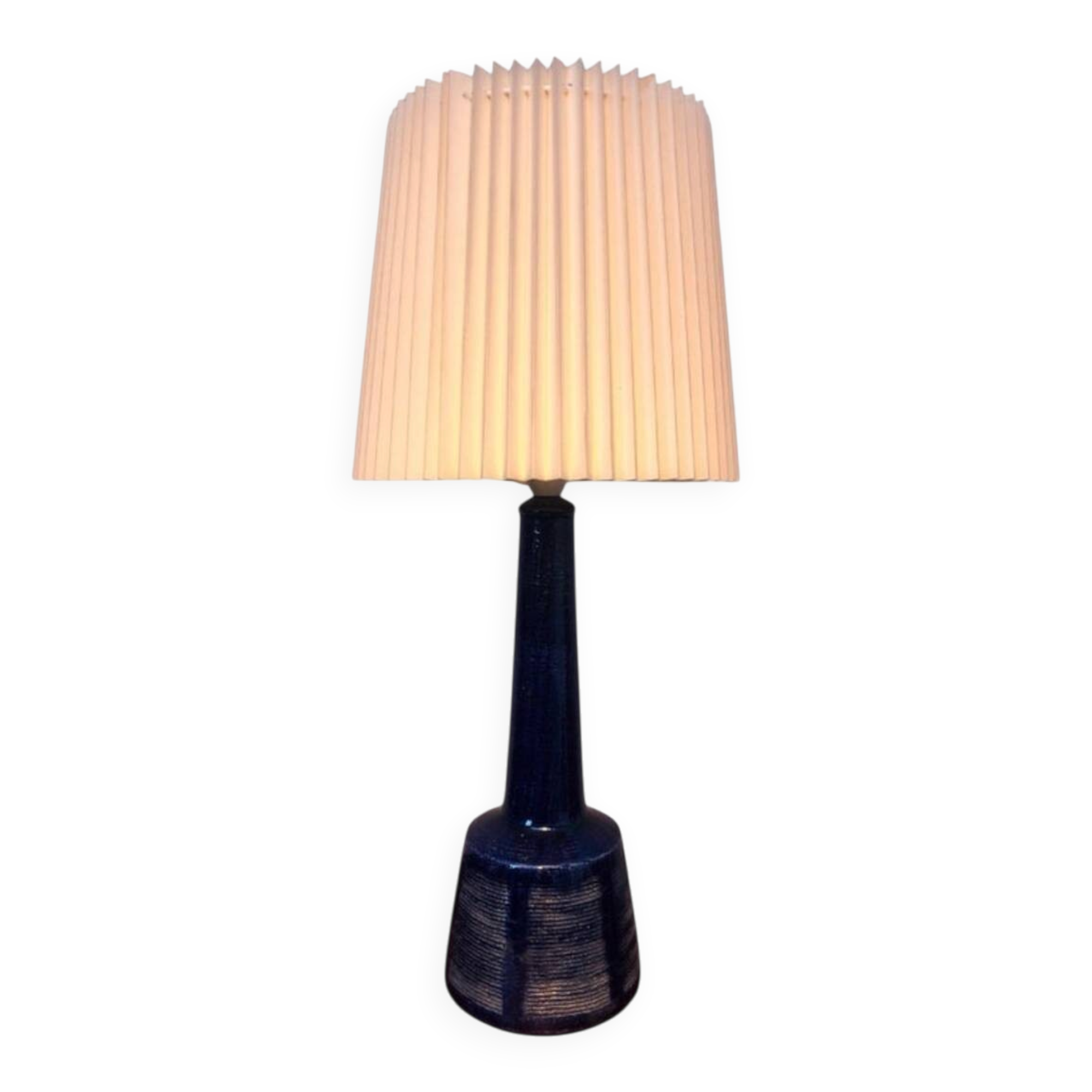 Vintage Pottery Table Lamp by Palshus for Le Klint of Denmark
