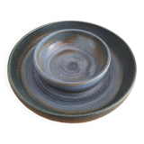 Artisan Ceramic Serving Dish Bowl -Independent Pottery Studio - 1970s, the Netherlands
