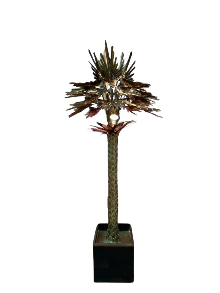 Lampadaire palmier vintage, Christian Techoueyres pour Maison Jansen