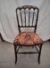 Napoleon III chair in blackened wood