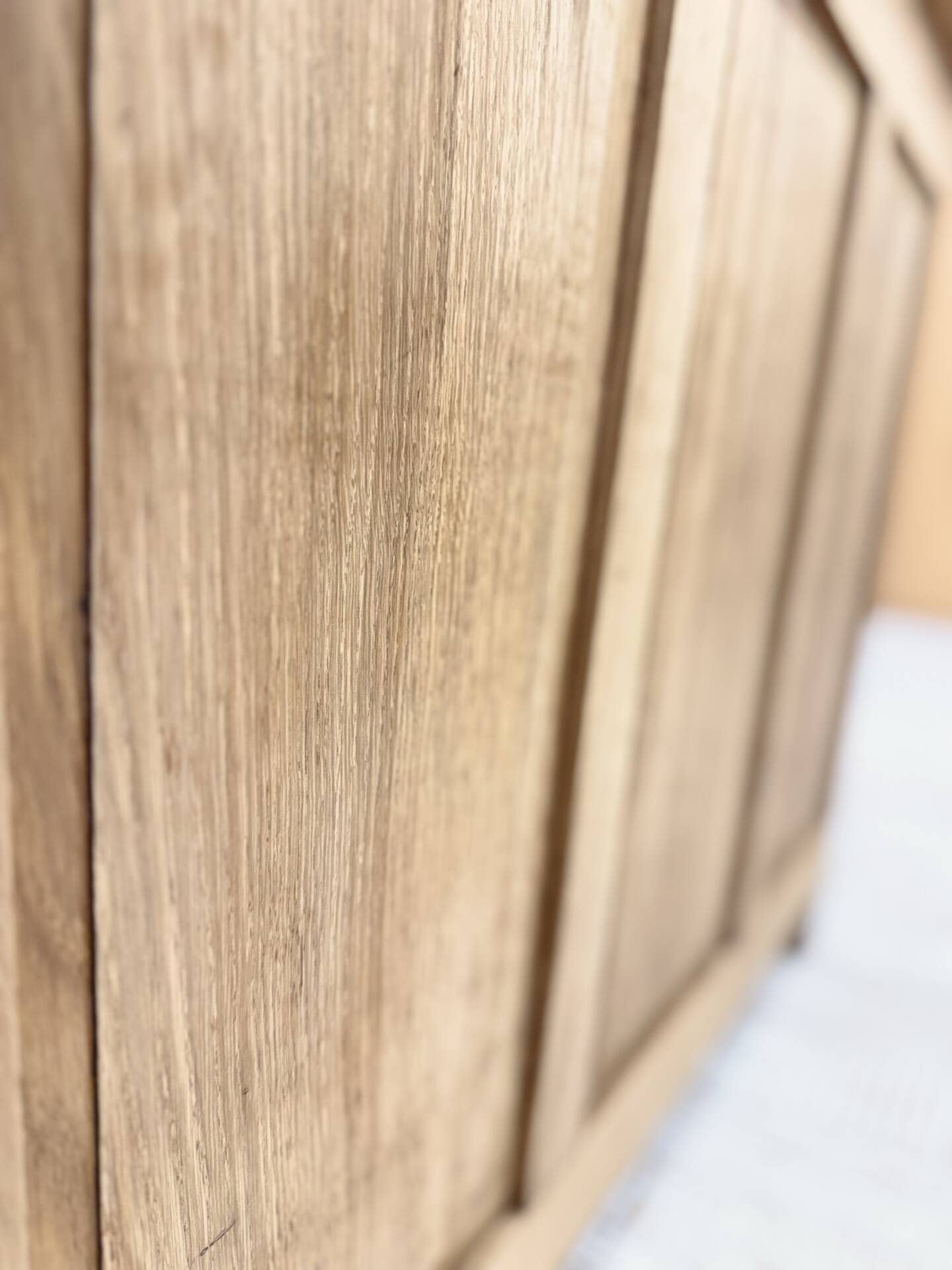 Restored antique oak desk - 4 drawers