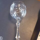 Set of 12 Lorraine crystal glasses