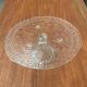 Vintage Scandinavian glass cake stand