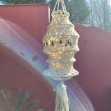 Vintage macramé suspension