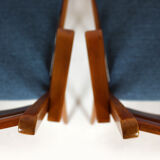 Ash & walnut dining chairs from Jitona Sobeslav, 1950