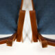 Ash & walnut dining chairs from Jitona Sobeslav, 1950