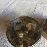 Silver apple box and gold leaf
