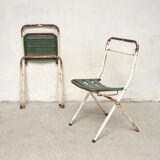 Paire de chaises Tolix T1 pliantes