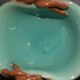 Ceramic cup signed Alexandre, Belgian