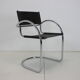 Mid-century Tubular Chrome Armchair,1970's.