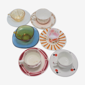 Set of 6 coffee cups