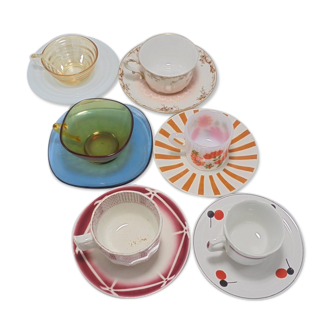 Set of 6 coffee cups