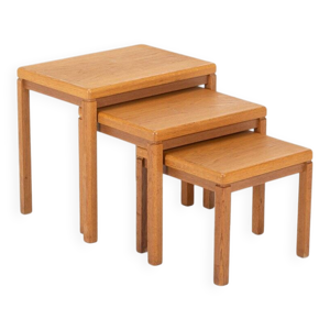 Tables gigognes en chêne - van den