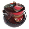 Vallauris pot with ceramic lid