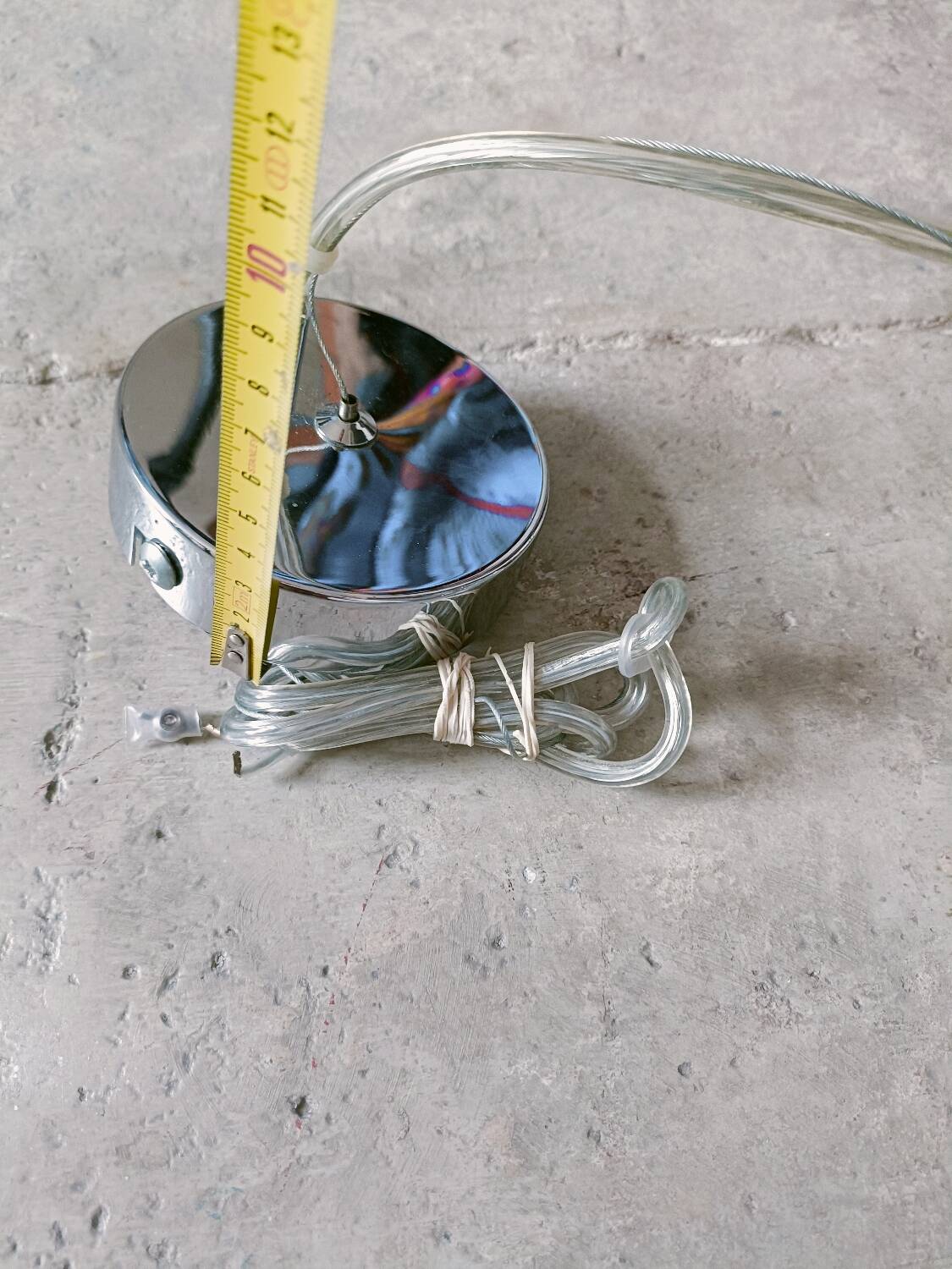 Space Age aluminium lamp