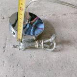 Space Age aluminium lamp