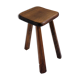 Tabouret tripode en bois