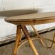 Round rattan coffee table dia 47cm 60s