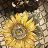Vase and ceramic cup in fabrics