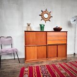 Library cabinet showcase modular shelf Oscar by Didier ROZAFFY