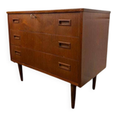 Vintage teak chest of drawers / mid-century wardrobe